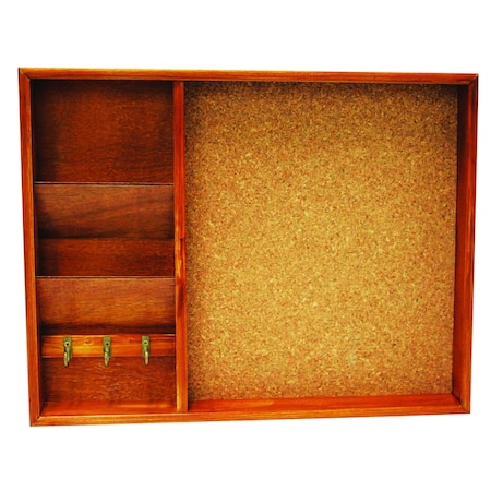 Home Basics Wall Mounted Wood Bulletin Board, Pine LR01123